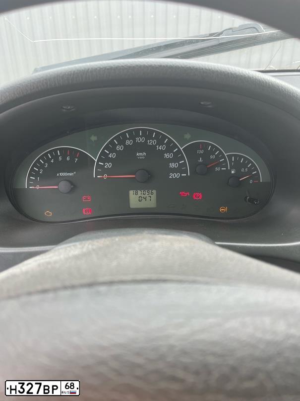 Фото автомобиля LADA 2170 PRIORA, 2007 — госномер Н327ВР68. Цвет: Светло-Серебристый металлик