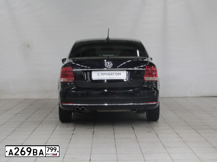 Фото автомобиля VOLKSWAGEN POLO, 2017 — госномер А090УХ159. Цвет: ЧЕРНЫЙ