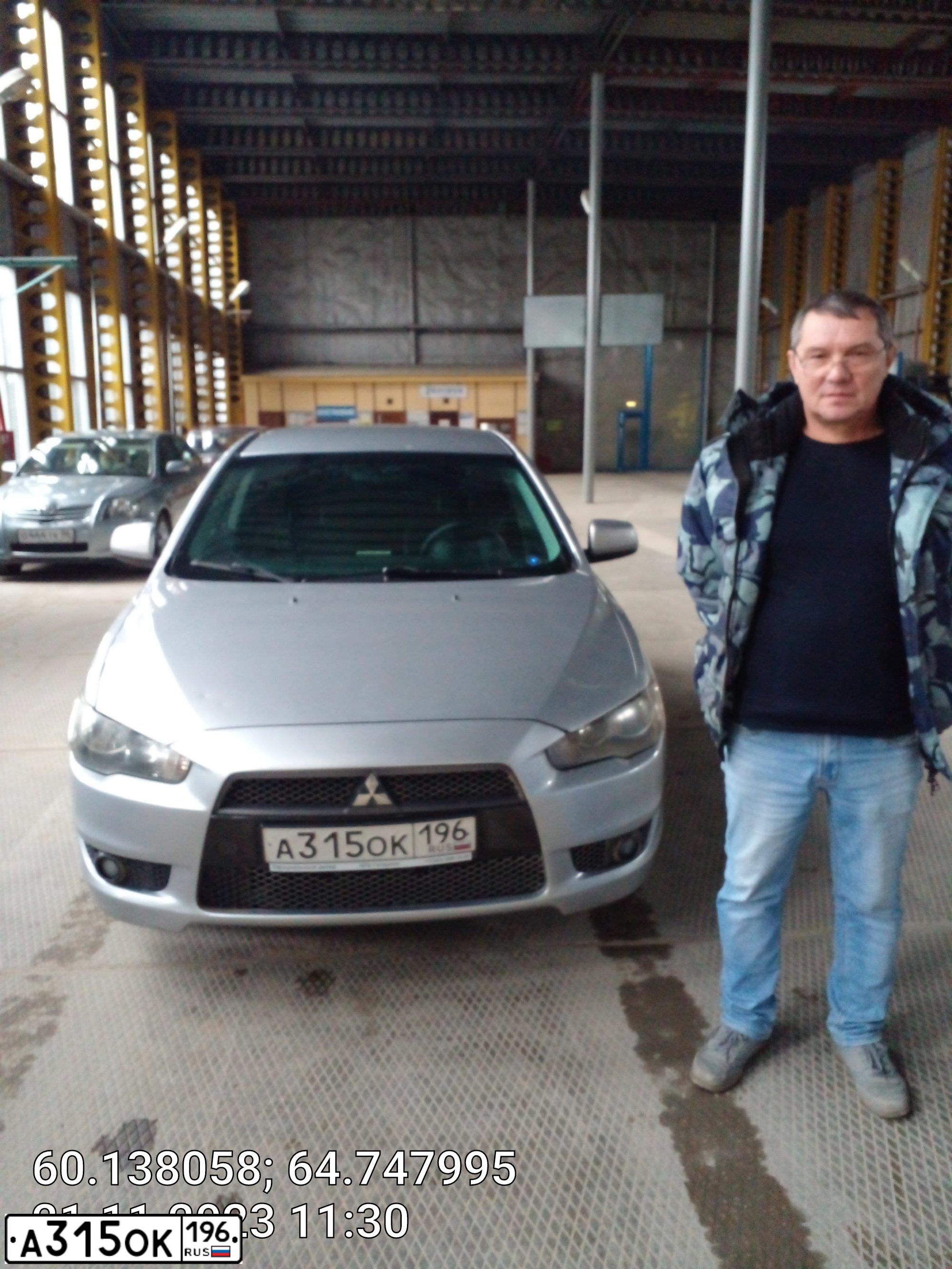 Фото автомобиля MITSUBISHI LANCER, 2007 — госномер Е017ТТ186