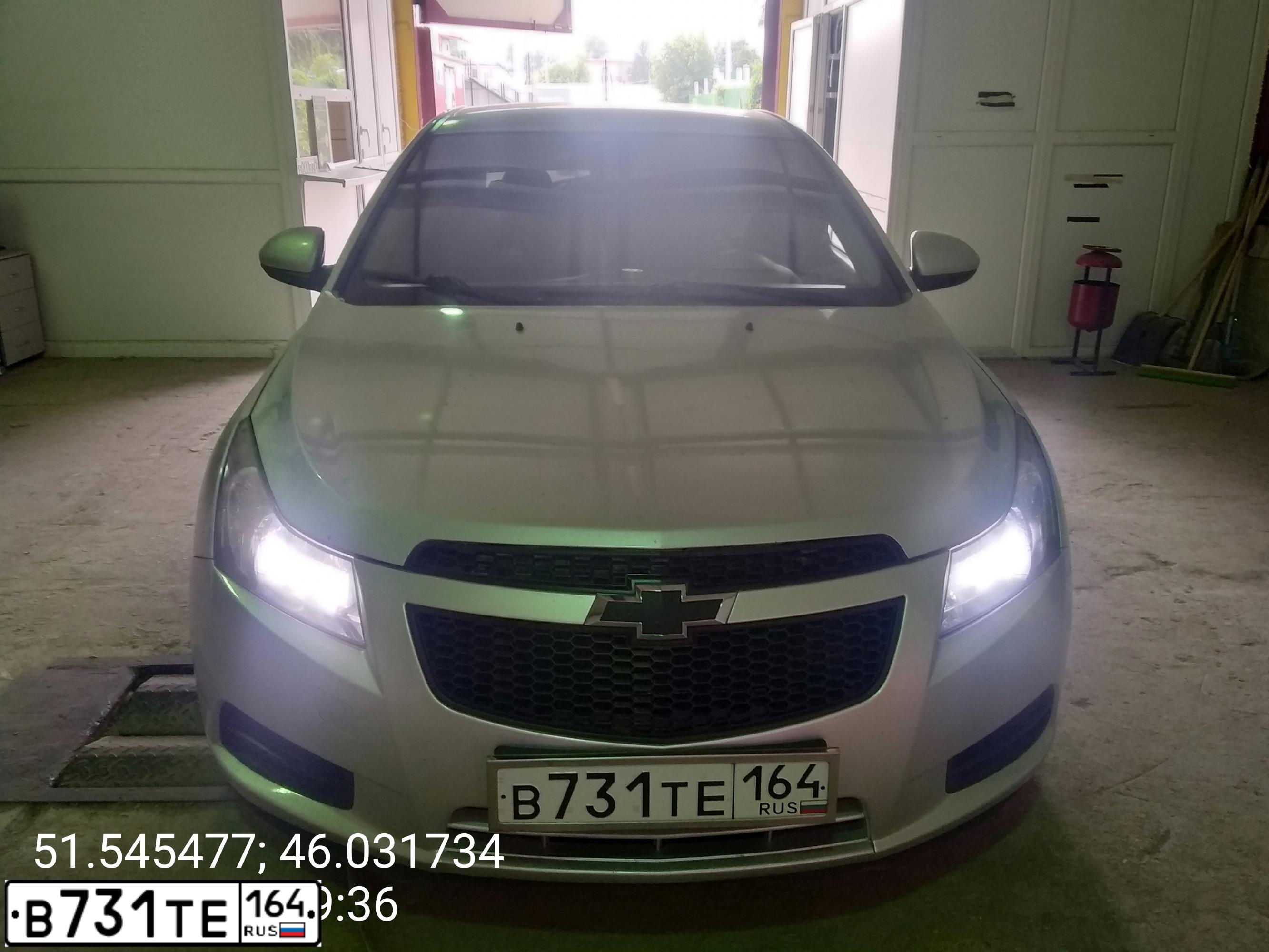Фото автомобиля CHEVROLET CRUZE, 2010 — госномер В731ТЕ164. Цвет: СЕРЕБРИСТЫЙ МЕТАЛЛИК