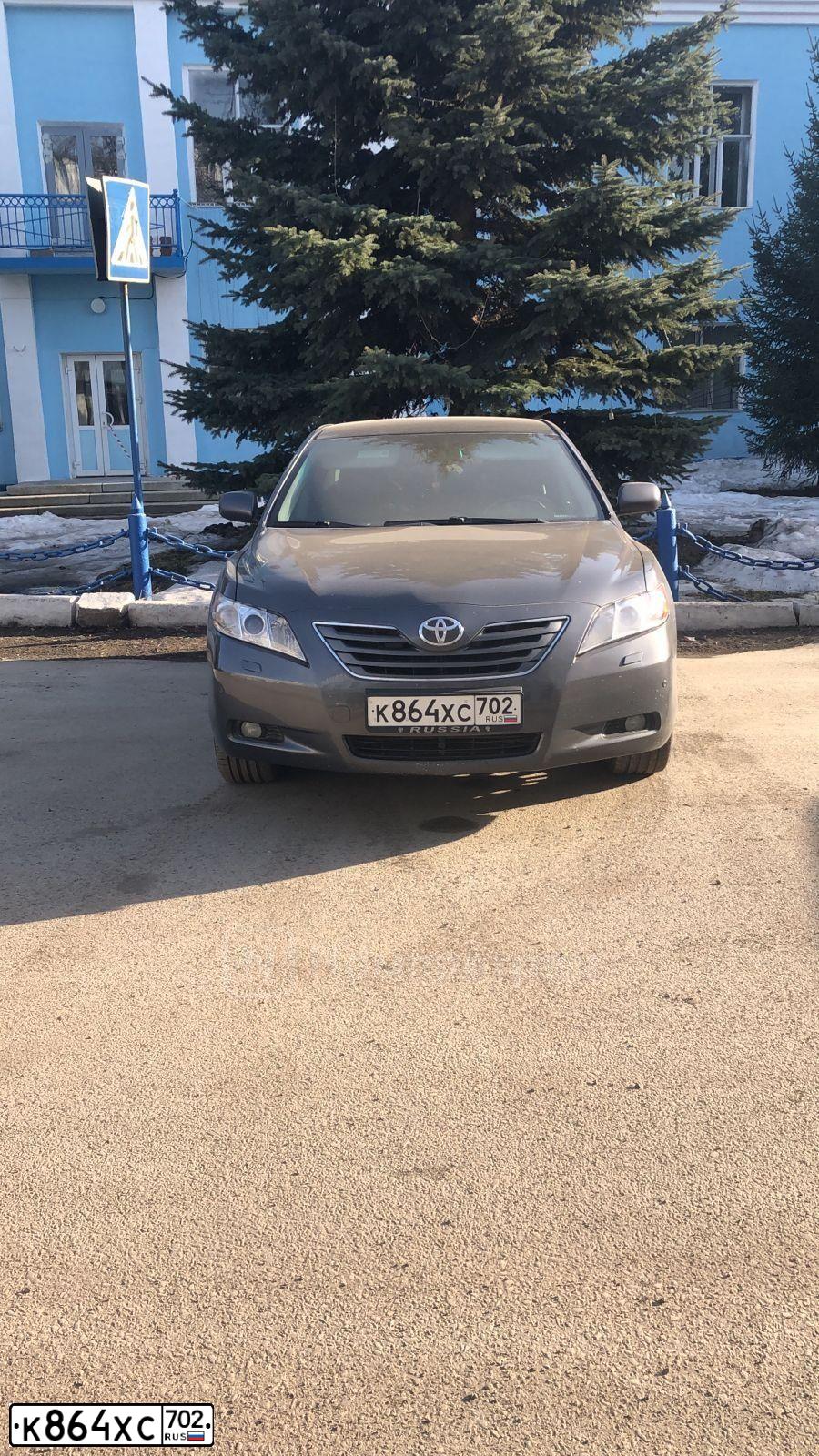 Фото автомобиля TOYOTA CAMRY, 2007 — госномер А534ХН774. Цвет: СЕРЫЙ