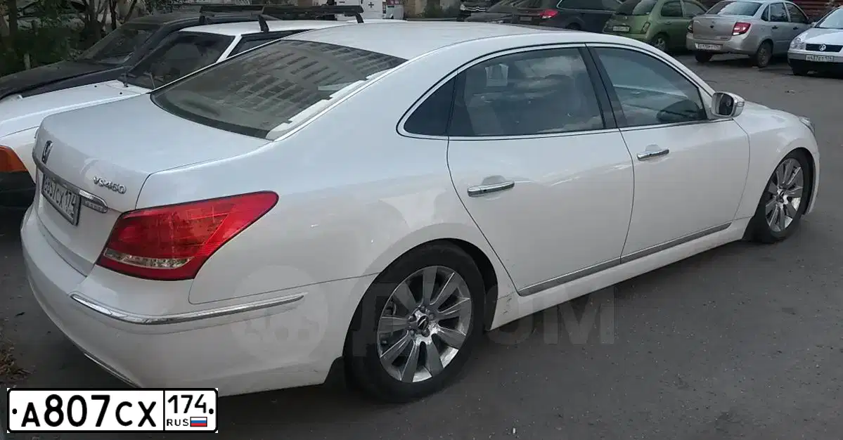Фото автомобиля HYUNDAI SOLARIS, 2013 — госномер А807СХ174. Цвет: ЧЕРНЫЙ