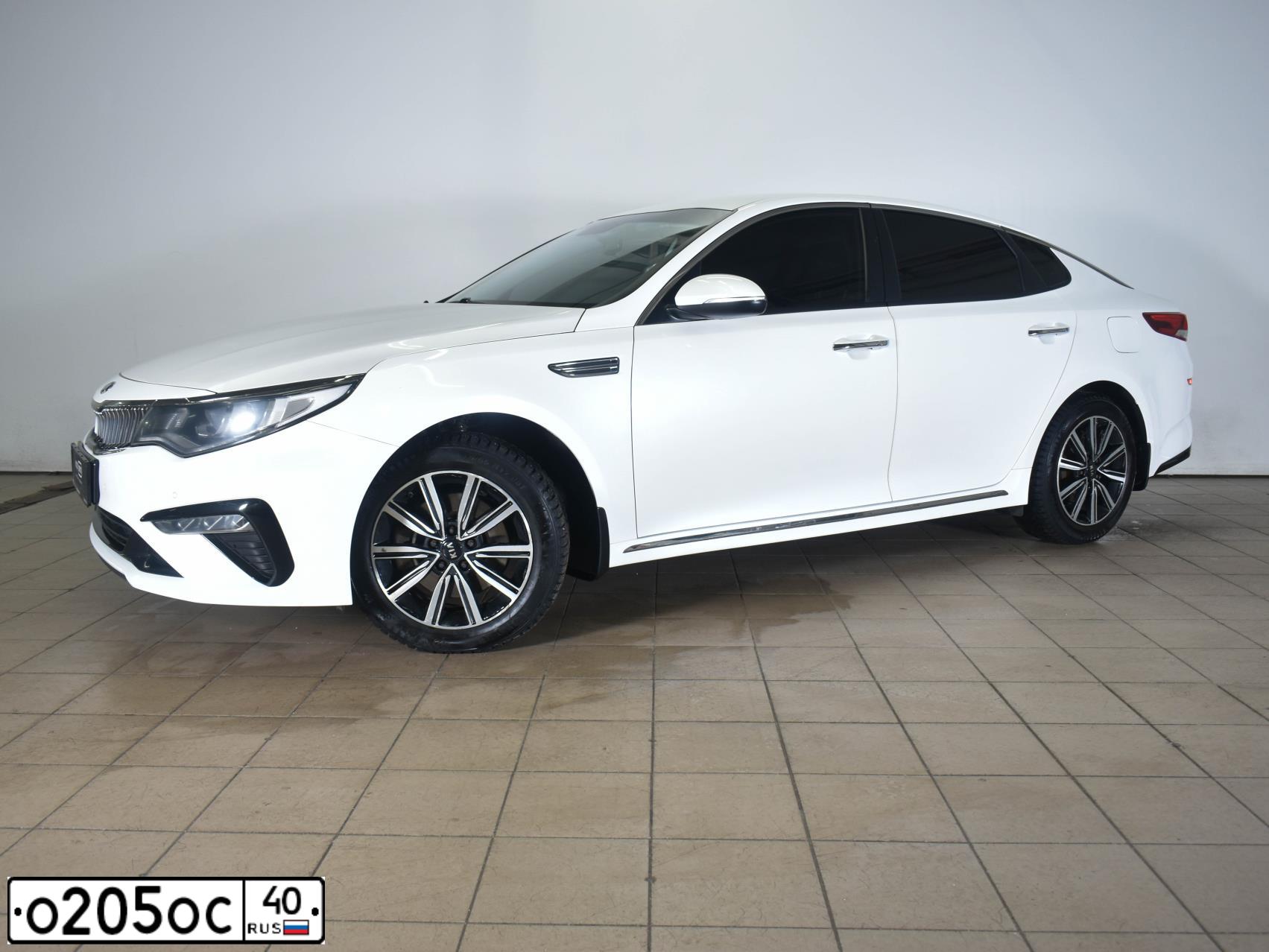 Фото автомобиля КИА JF (ОПТИМА), 2018 — госномер С394КТ40. Цвет: БЕЛЫЙ