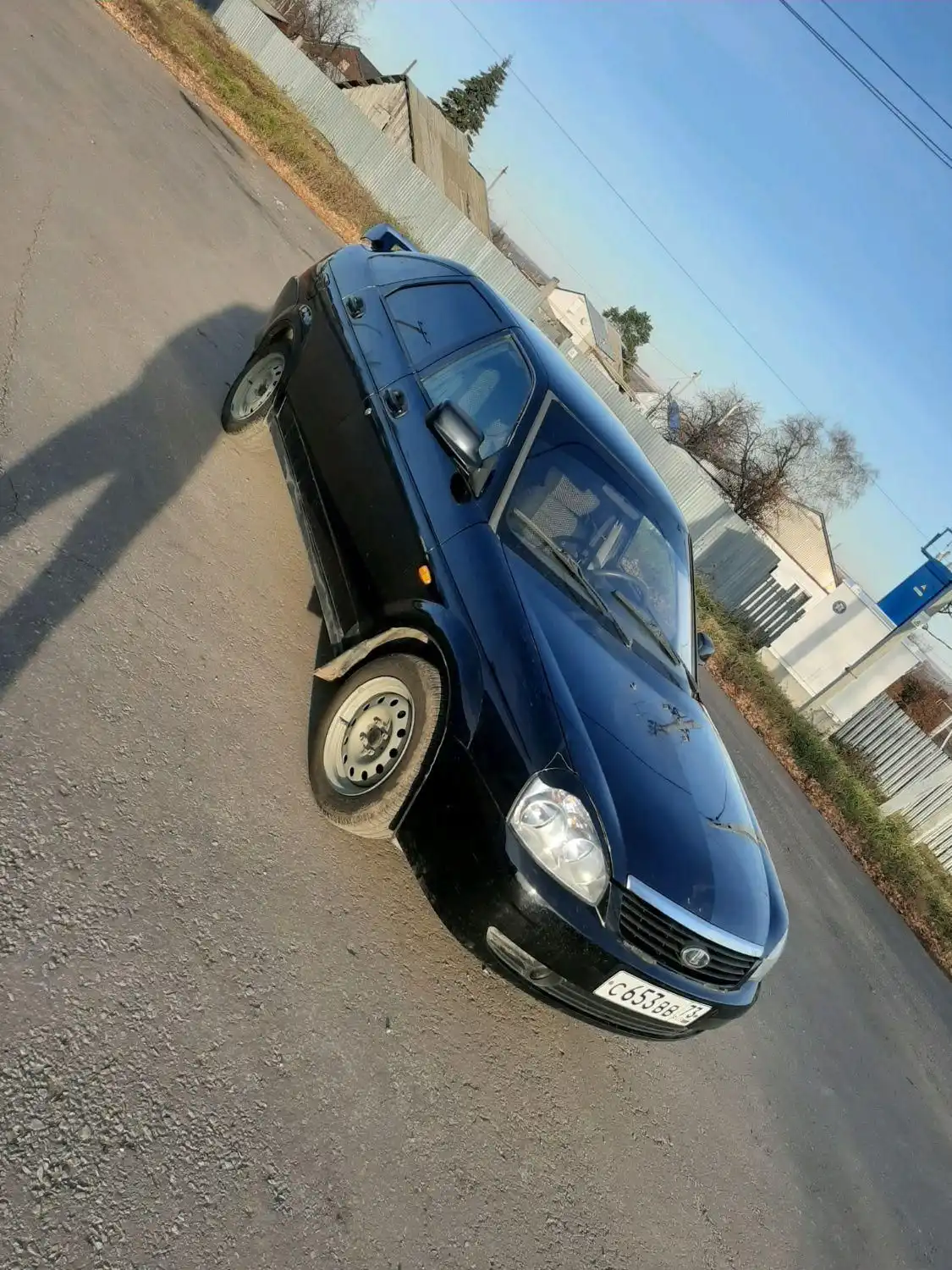 Фото автомобиля LADA 2172 PRIORA, 2009 — госномер К325ВС763. Цвет: СИНЕ-ЧЕРНЫЙ