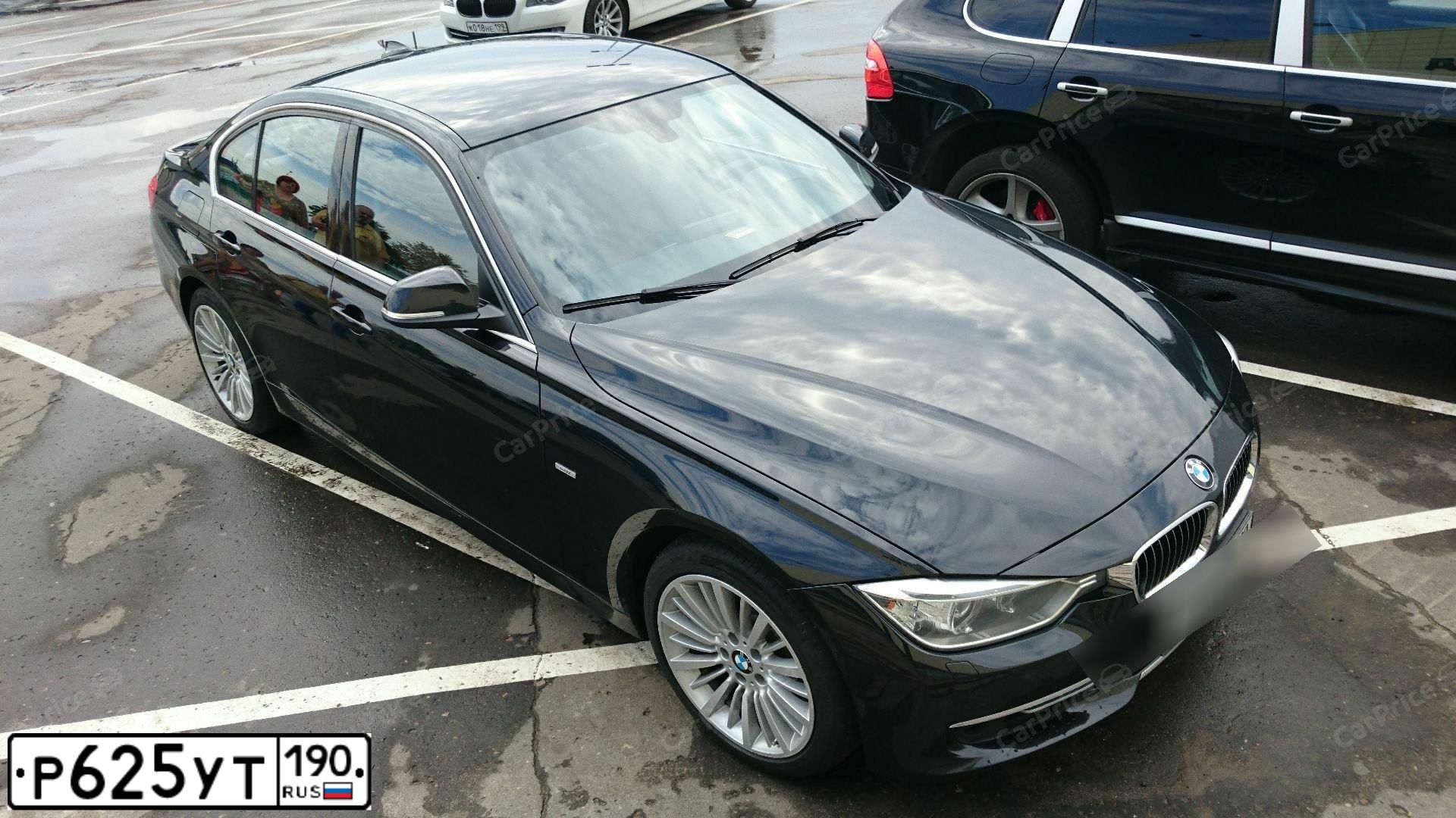 Фото автомобиля BMW SERIE 3, 2012 — госномер У739ХЕ799. Цвет: ЧЕРНЫЙ