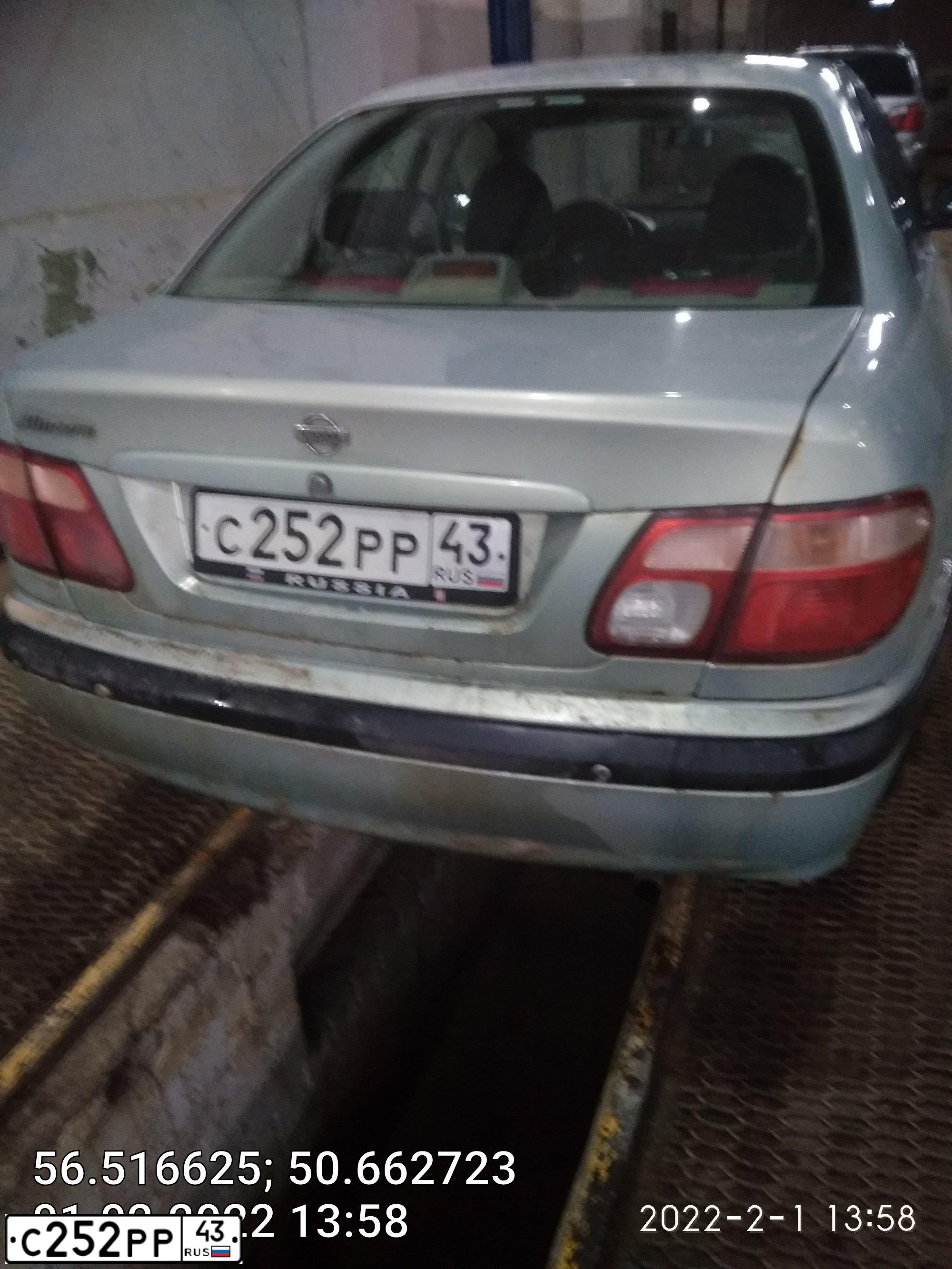 Фото автомобиля NISSAN ALMERA, 2002 — госномер С217ХО43. Цвет: ЗЕЛЕНЫЙ