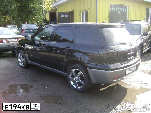 Фото автомобиля MITSUBISHI OUTLANDER, 2005 — госномер С633АМ761. Цвет: ЧЕРНЫЙ