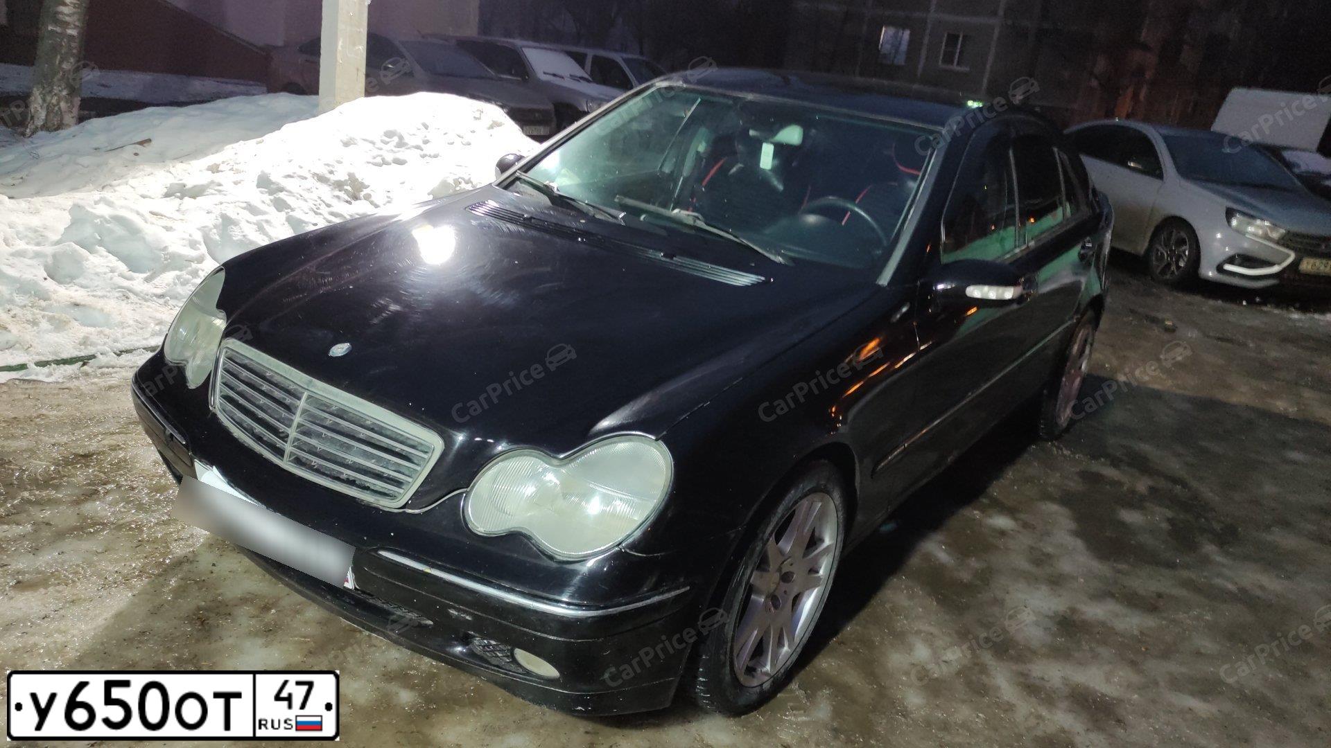 Фото автомобиля MERCEDES C-KLASSE, 2001 — госномер Х947МТ797. Цвет: ЧЕРНЫЙ