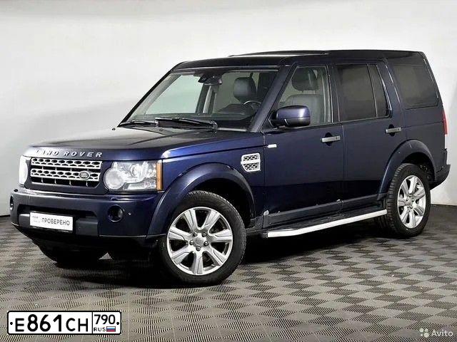 Фото автомобиля LANDROVER DISCOVERY, 2013 — госномер У637МВ790. Цвет: синий