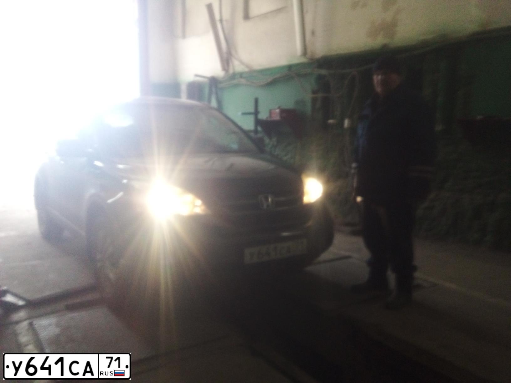 Фото автомобиля HONDA CR-V, 2011 — госномер М999НУ71. Цвет: ЧЕРНЫЙ