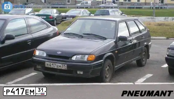 Фото автомобиля LADA 2114 SAMARA, 2010 — госномер Н020РМ31. Цвет: СИНЕ-ЧЕРНЫЙ