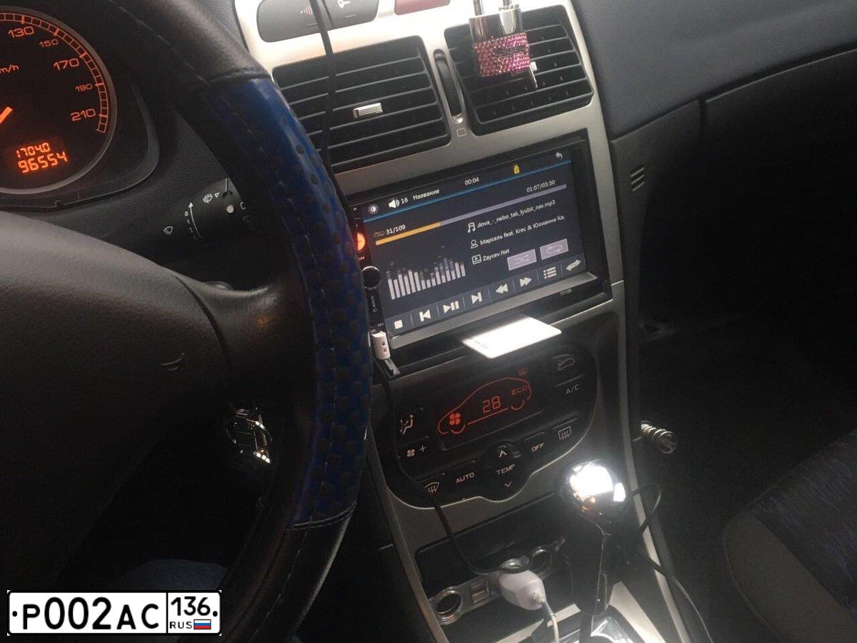 Фото автомобиля PEUGEOT 307, 2005 — госномер О741МН136. Цвет: Темно-синий
