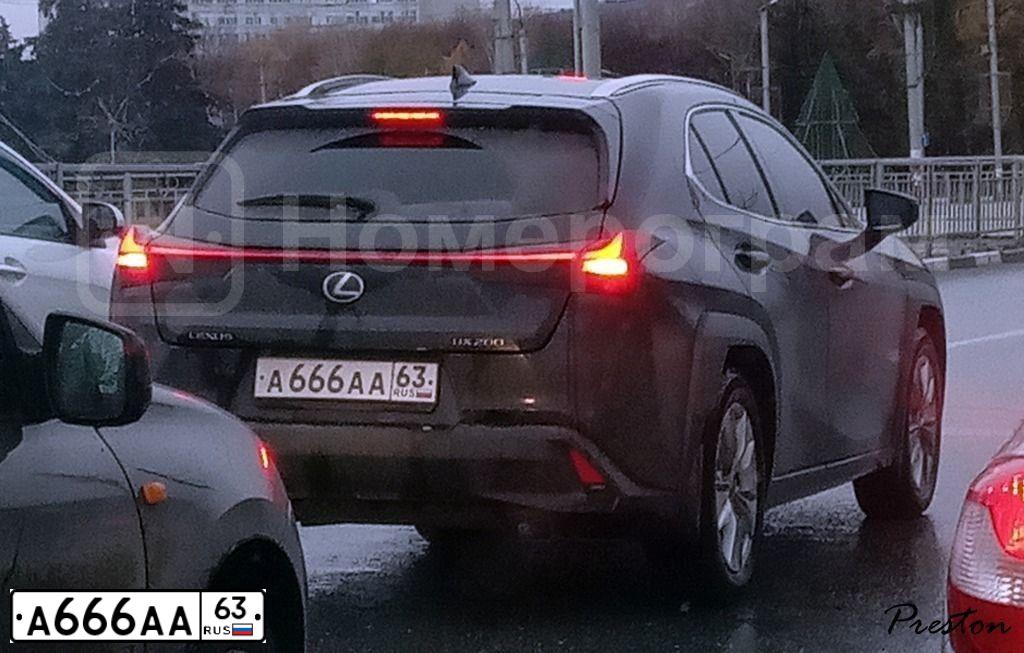 Фото автомобиля LEXUS UX200 МZАА10L АWХВВW, 2021 — госномер А666АА63. Цвет: ЧЕРНЫЙ