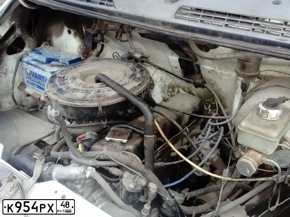 Фото автомобиля GAZ 3302 EL, 2002 — госномер К954РХ48. Цвет: Белый
