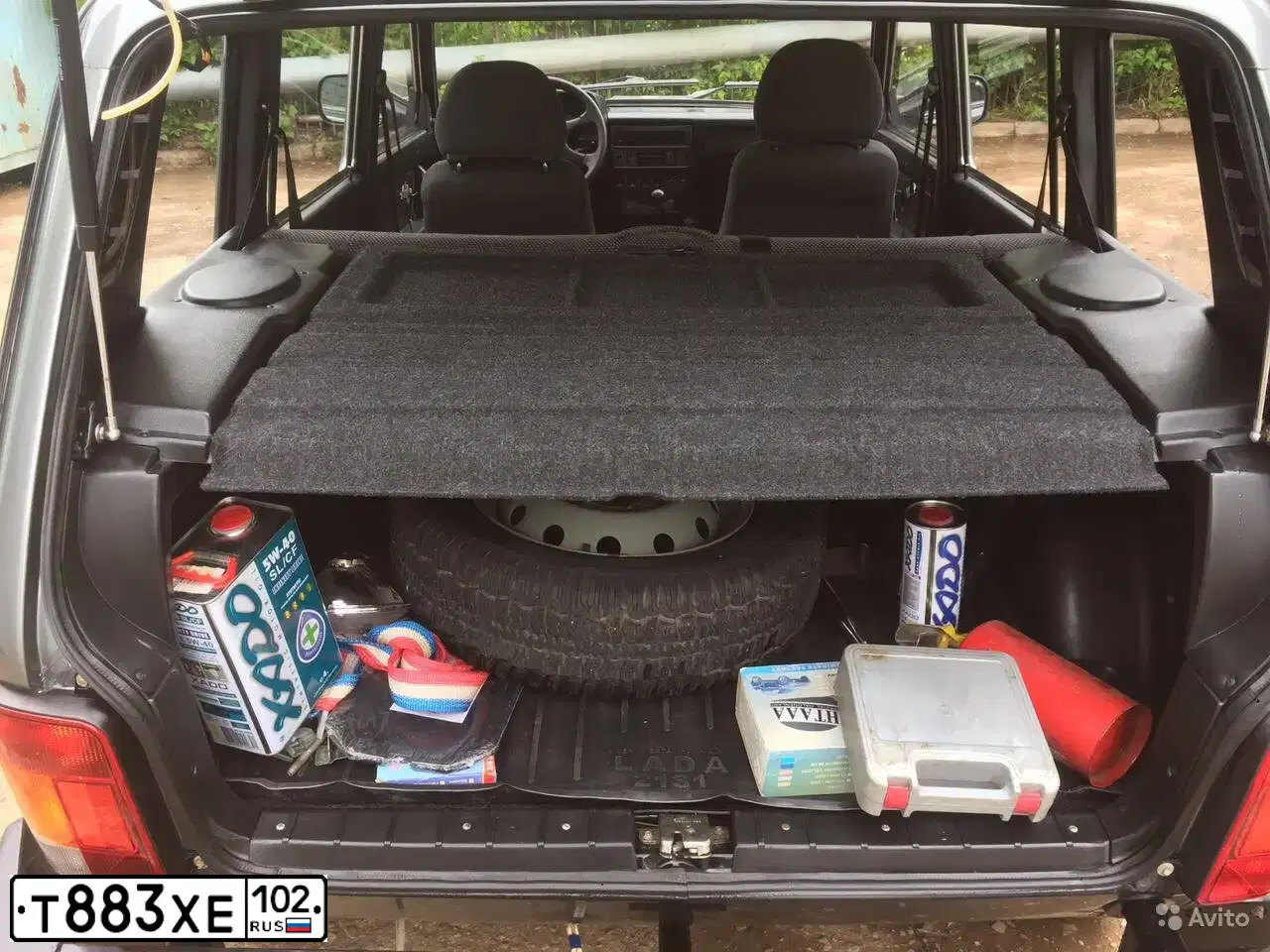 Фото автомобиля LADA 2131 NIVA, 2011 — госномер Н001ТР116. Цвет: средний серо-зеленый металлик