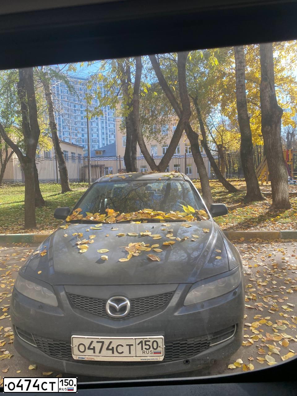 Фото автомобиля MAZDA 6, 2006 — госномер О474СТ150. Цвет: ЧЕРНЫЙ