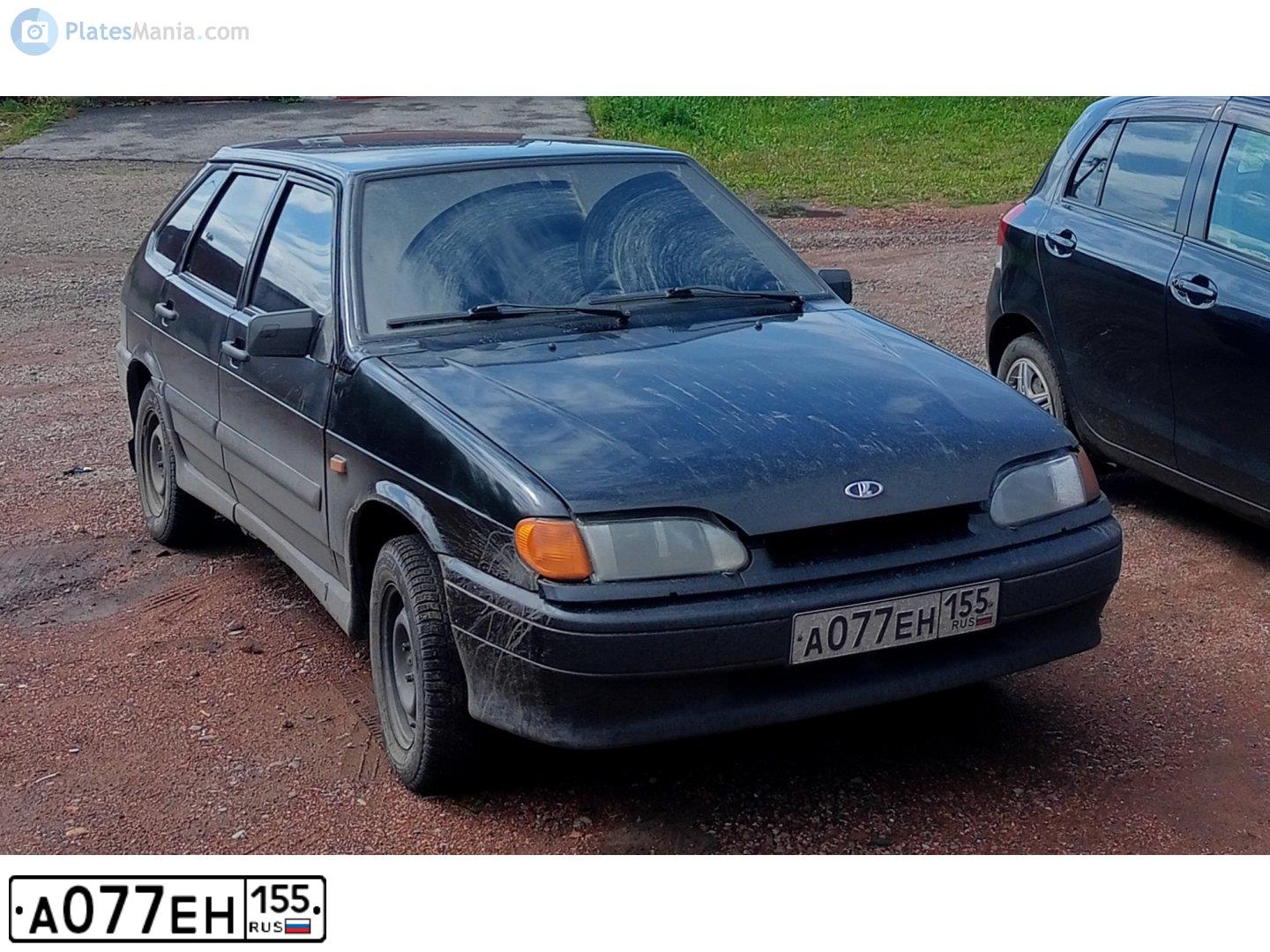Фото автомобиля LADA 2114 SAMARA, 2013 — госномер У583МС142. Цвет: Сине-Черный