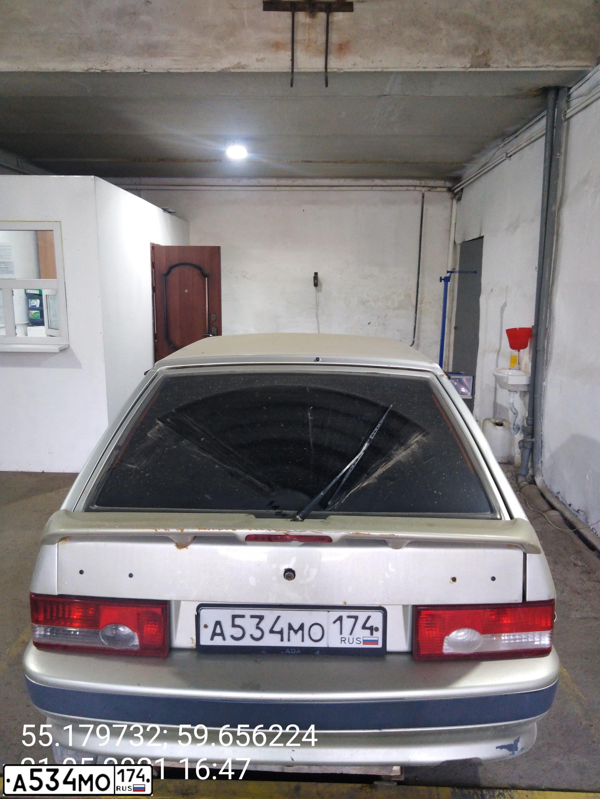 Фото автомобиля LADA 2114 SAMARA, 2006 — госномер А534МО174. Цвет: СЕРЕБРИСТО-БЕЖЕВЫЙ