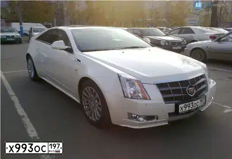 Фото автомобиля CADILLAC CTS, 2011 — госномер К690ТО790. Цвет: БЕЛЫЙ МЕТАЛЛИК