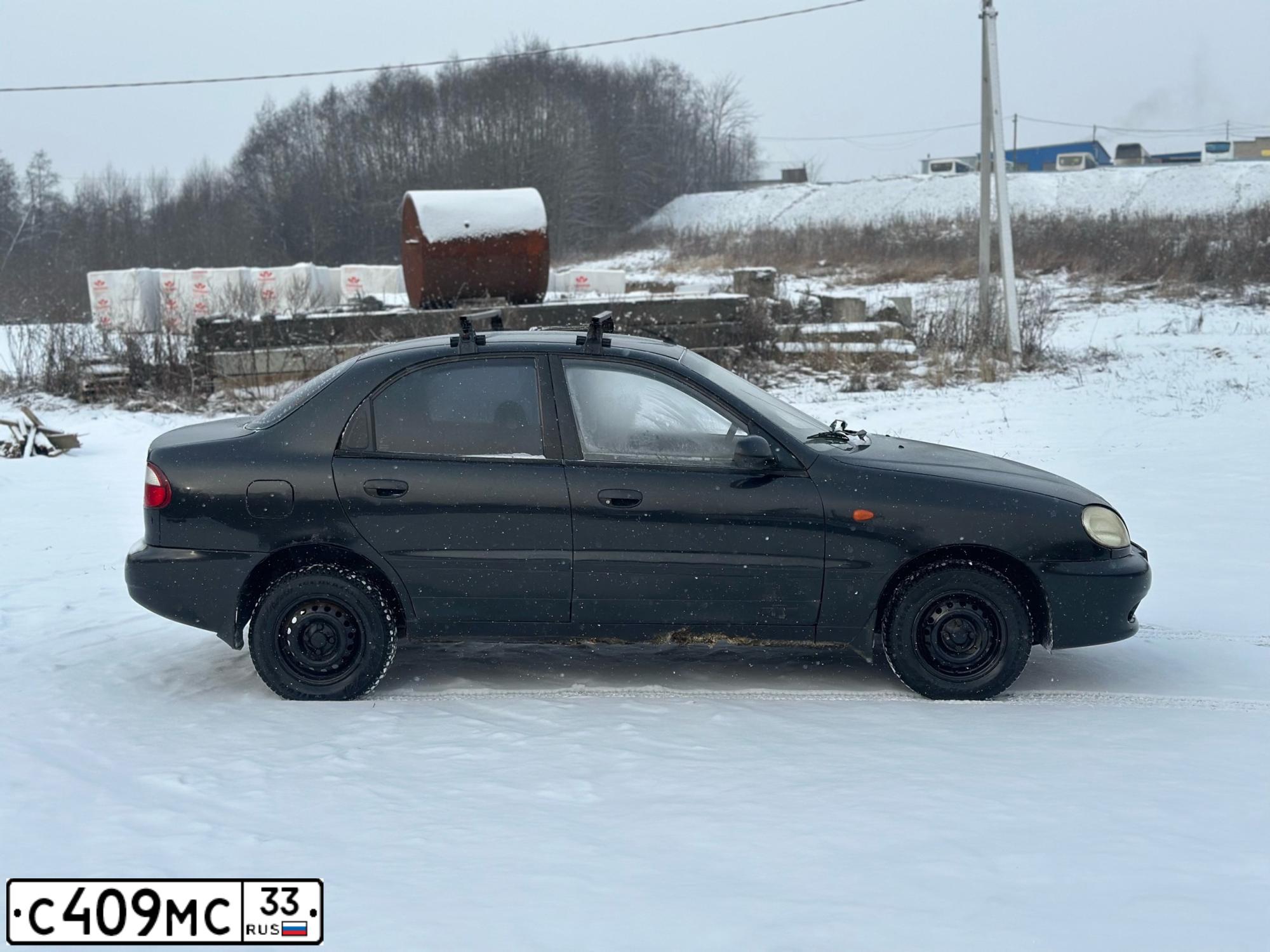 Фото автомобиля ZAZ SENS, 2007 — госномер С409МС33. Цвет: ЧЕРНЫЙ