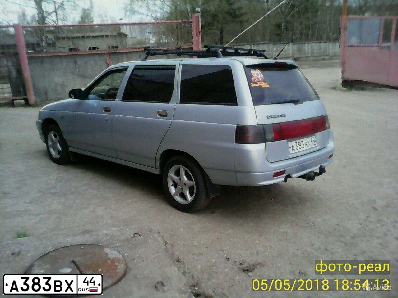 Фото автомобиля LADA 2111, 2004 — госномер А383ВХ44. Цвет: Серебристо-Желтый