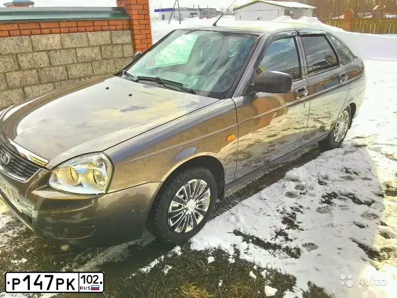 Фото автомобиля LADA PRIORA, 2014 — госномер М156ВМ716. Цвет: Золотисто-коричневый