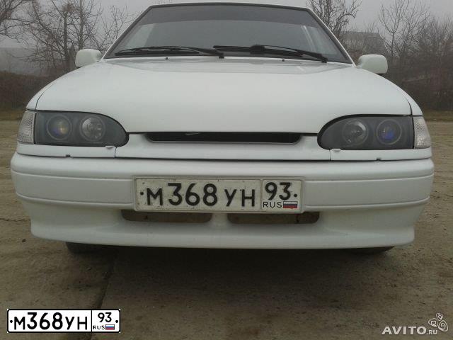 Фото автомобиля LADA 2114 SAMARA, 2007 — госномер У598СТ93. Цвет: БЕЛЫЙ
