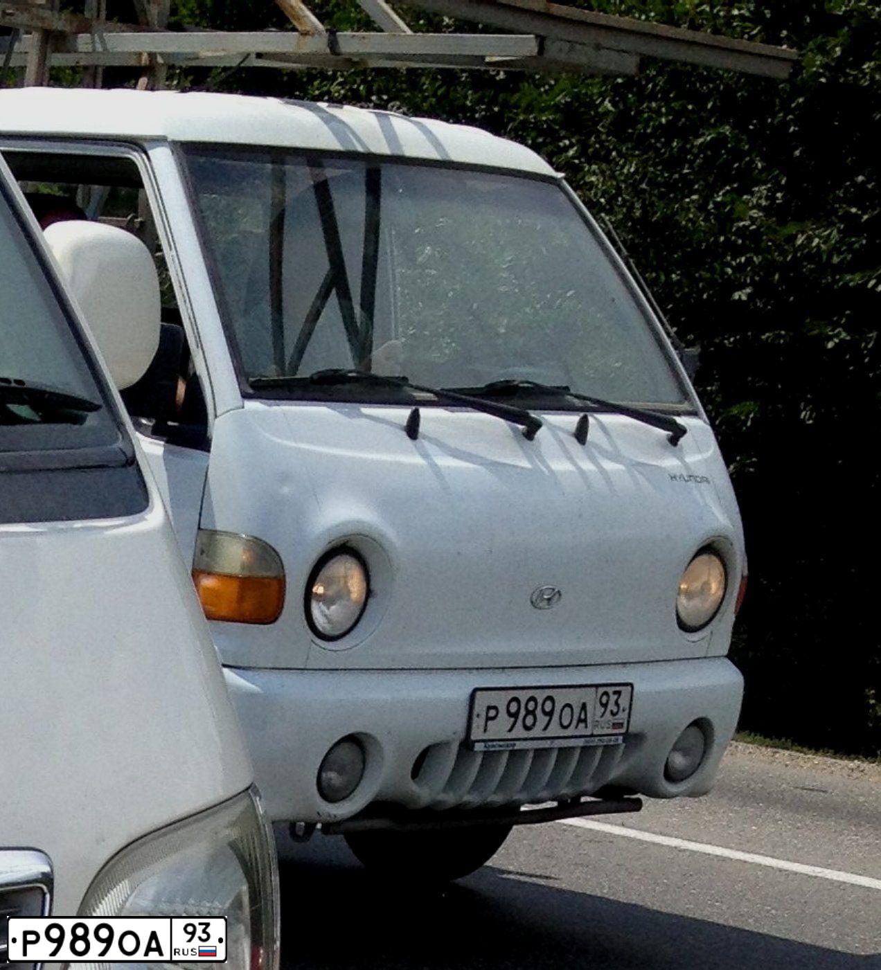 Фото автомобиля HYUNDAI PORTER, 2008 — госномер М777ХТ123