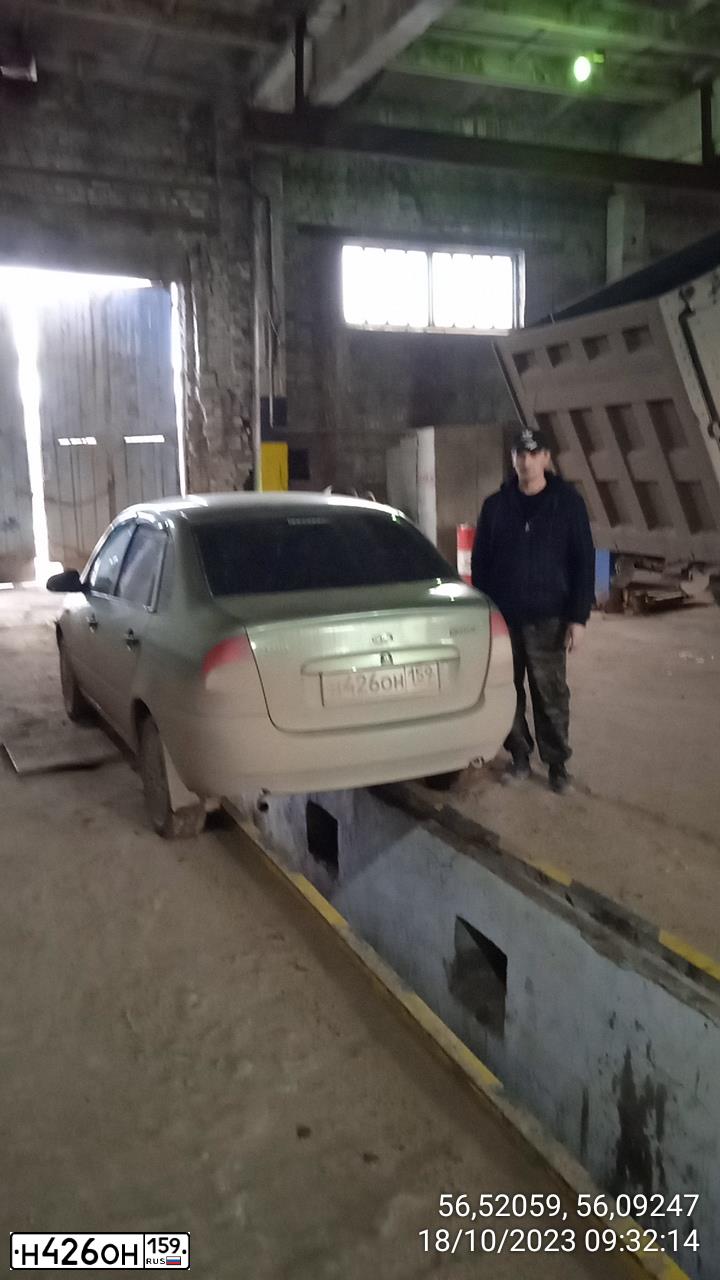Фото автомобиля LADA 1118 KALINA, 2008 — госномер Н426ОН159. Цвет: СЕРЕБРИСТЫЙ