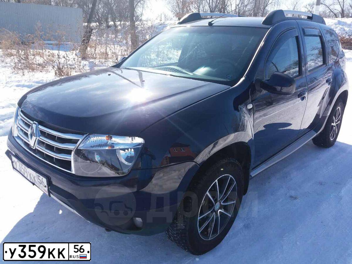 Фото автомобиля RENAULT DUSTER, 2013 — госномер К369ЕЕ702. Цвет: Темно-синий