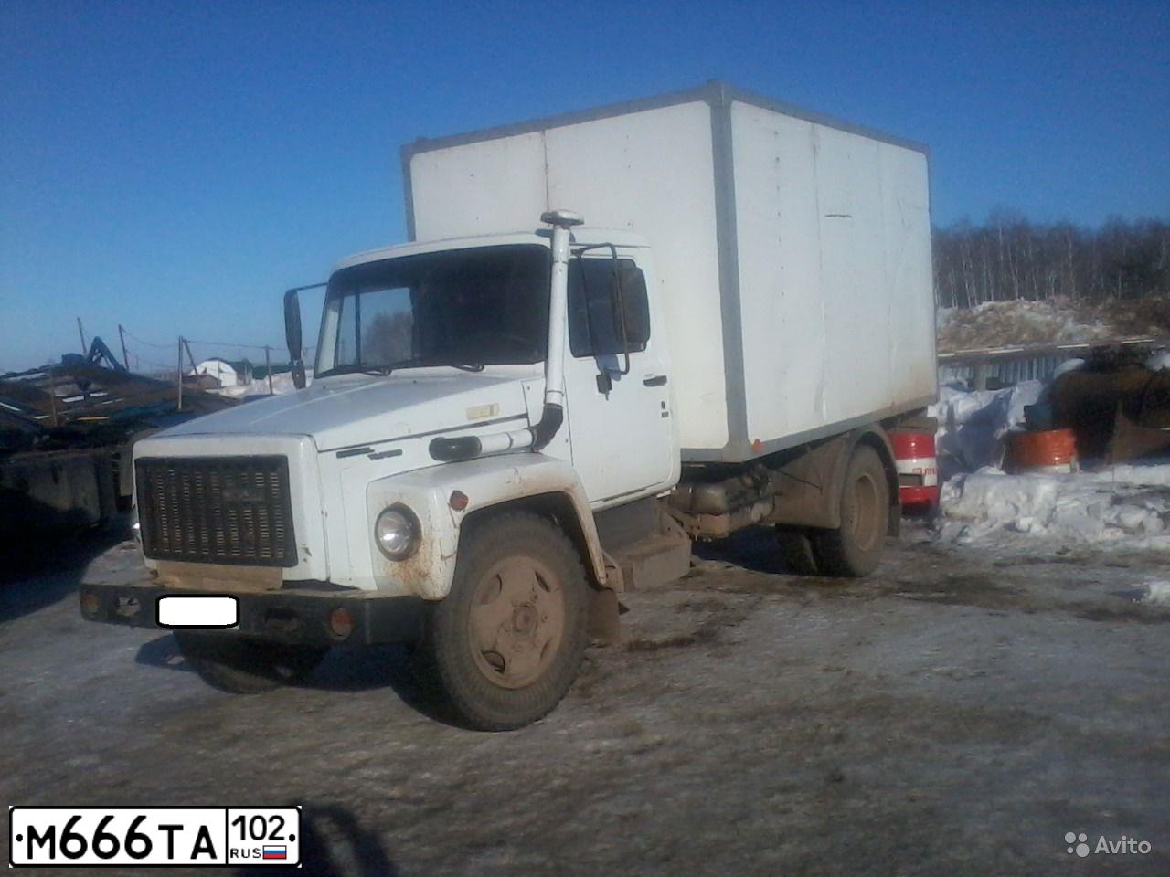 Фото автомобиля GAZ 3309, 2005 — госномер М666ТА102. Цвет: Белый