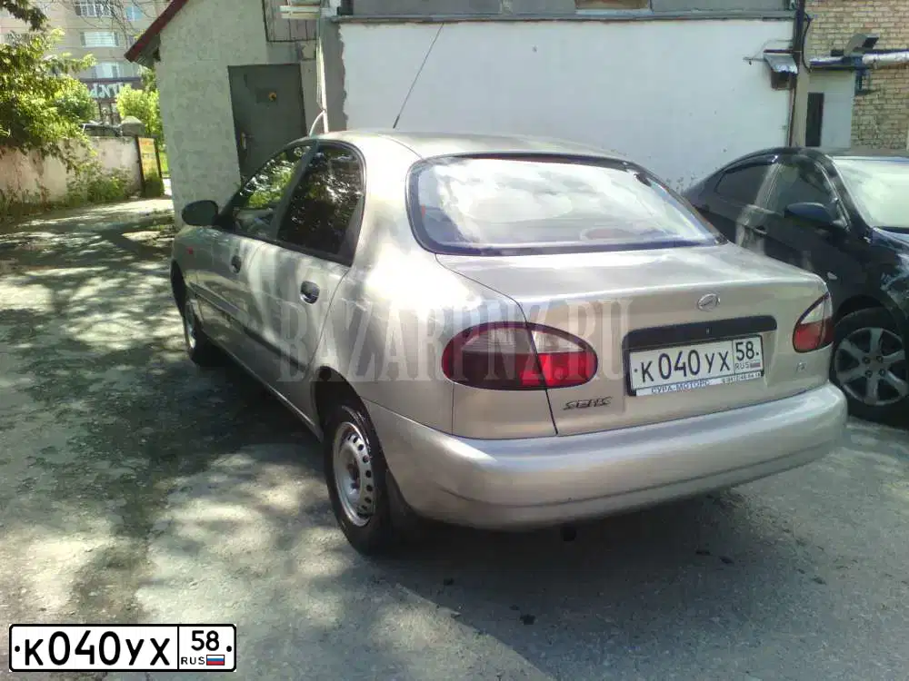 Фото автомобиля ZAZ SENS, 2008 — госномер К040УХ58. Цвет: ЗЕЛЕНЫЙ (СЕРО-ЗЕЛЕНЫЙ)
