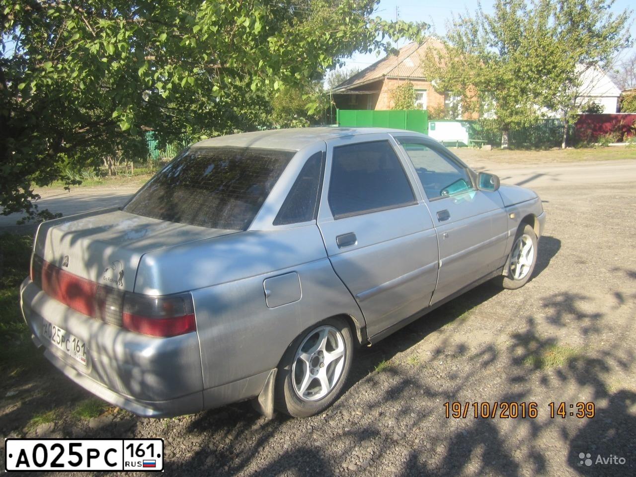 Фото автомобиля LADA 2110, 2003 — госномер А025РС161. Цвет: Светло-Серебристый металлик