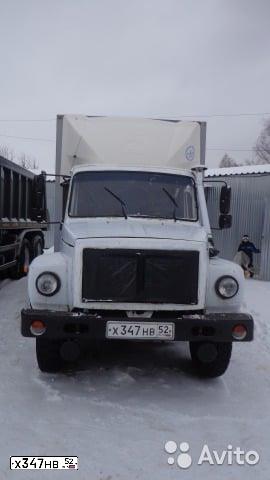Фото автомобиля GAZ 3309, 2006 — госномер Х347НВ52. Цвет: Белый