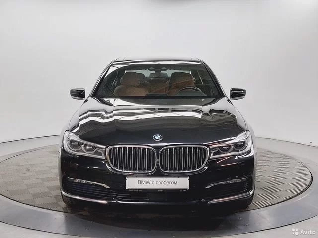 Фото автомобиля BMW SERIE 7, 2016 — госномер Е104НВ45. Цвет: ЧЕРНЫЙ