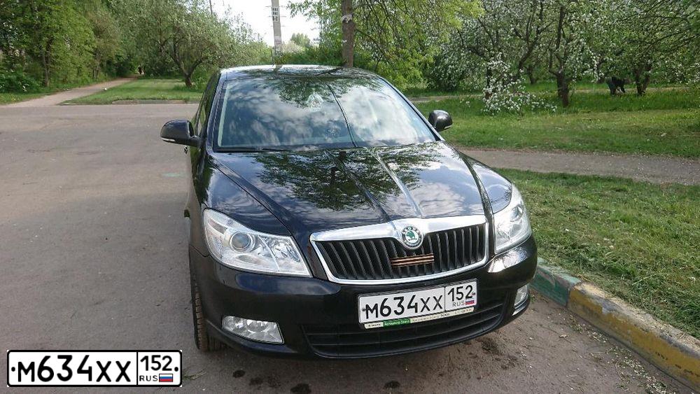 Фото автомобиля SKODA OCTAVIA, 2013 — госномер С996АН152. Цвет: ЧЕРНЫЙ