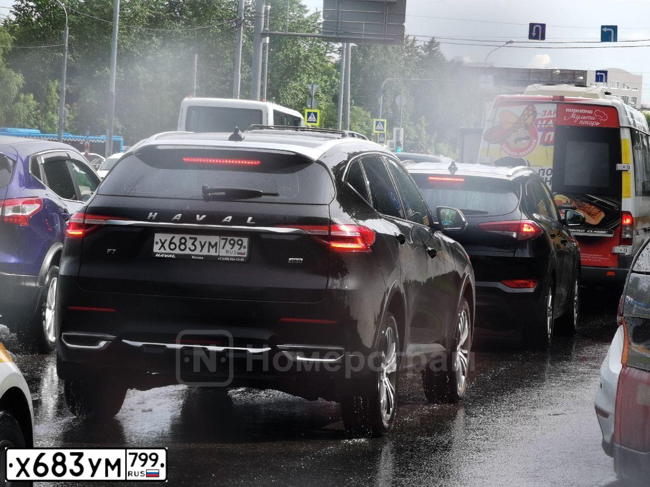 Фото автомобиля HAVAL F7, 2021 — госномер Р246ХА11. Цвет: ЧЕРНЫЙ