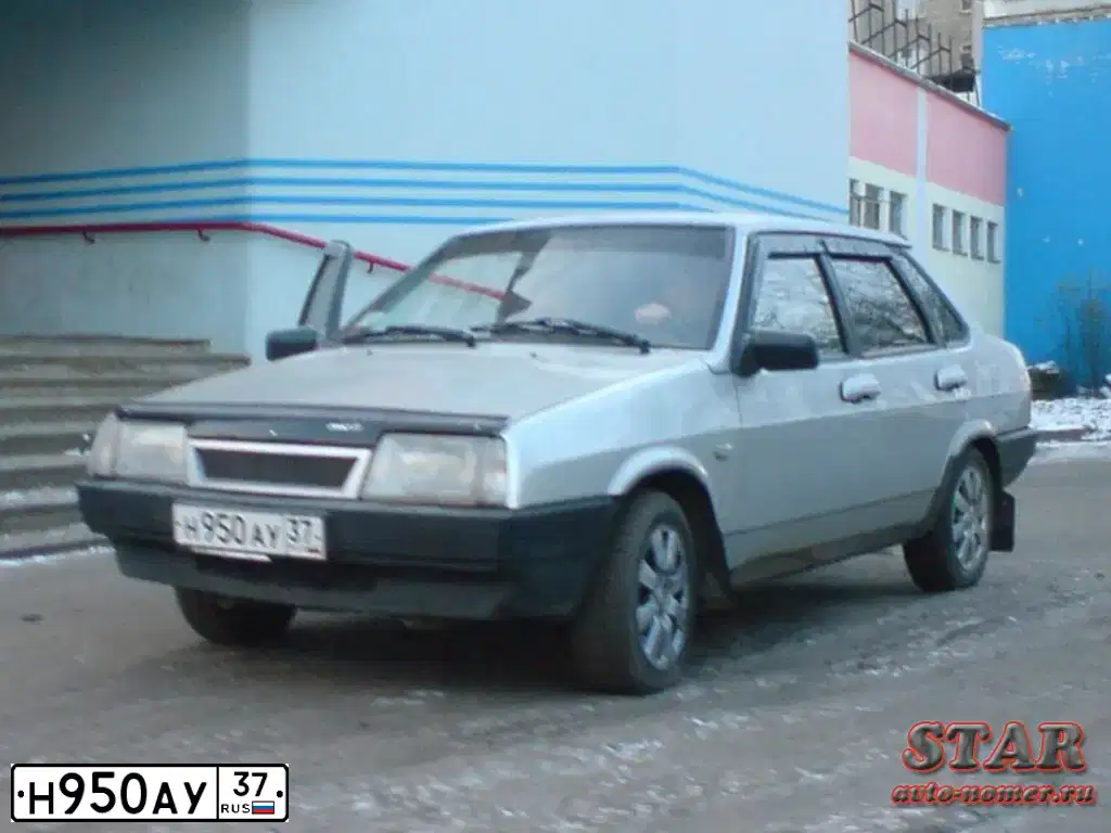 Фото автомобиля VAZ 2109 SAMARA, 1999 — госномер Н950АУ37. Цвет: СЕРЕБРИСТЫЙ