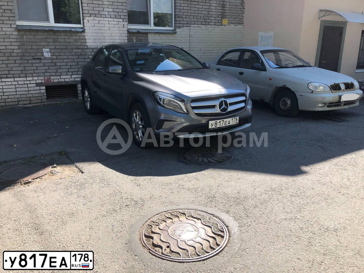 Фото автомобиля MERCEDES GLA-KLASSE, 2015 — госномер К063СХ167. Цвет: СЕРЫЙ