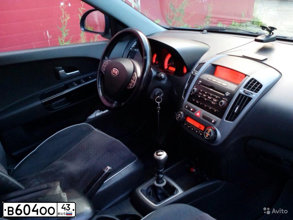 Фото автомобиля KIA CEE'D, 2007 — госномер О377ХА43. Цвет: синий