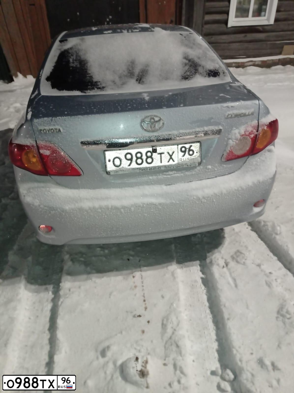 Фото автомобиля TOYOTA COROLLA, 2008 — госномер У439НМ45