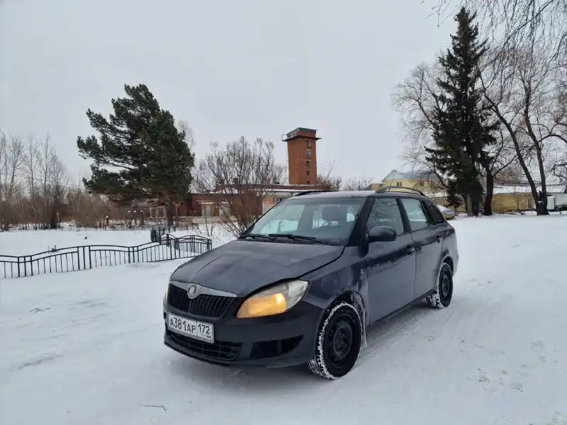Фото автомобиля SKODA FABIA, 2011 — госномер А381АР172. Цвет: ТЕМНО-СЕРЫЙ