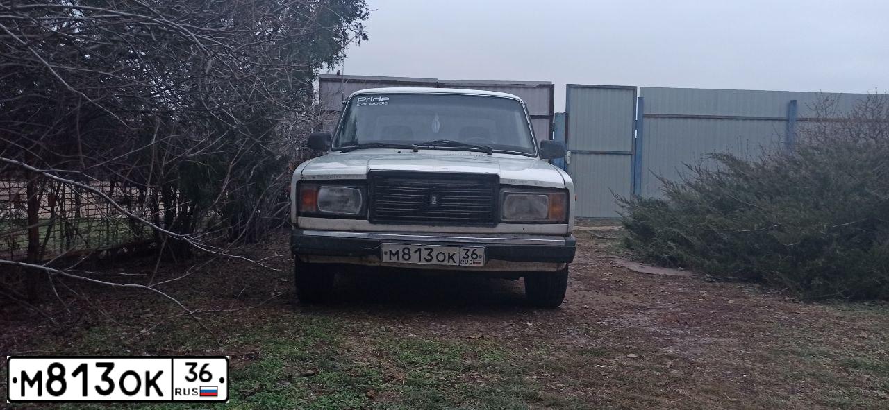 Фото автомобиля LADA 2107, 2008 — госномер К143ХА134. Цвет: ЯРКО-БЕЛЫЙ