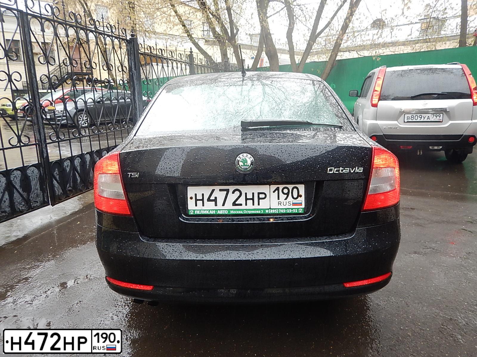 Фото автомобиля SKODA OCTAVIA, 2010 — госномер Х550ЕК71