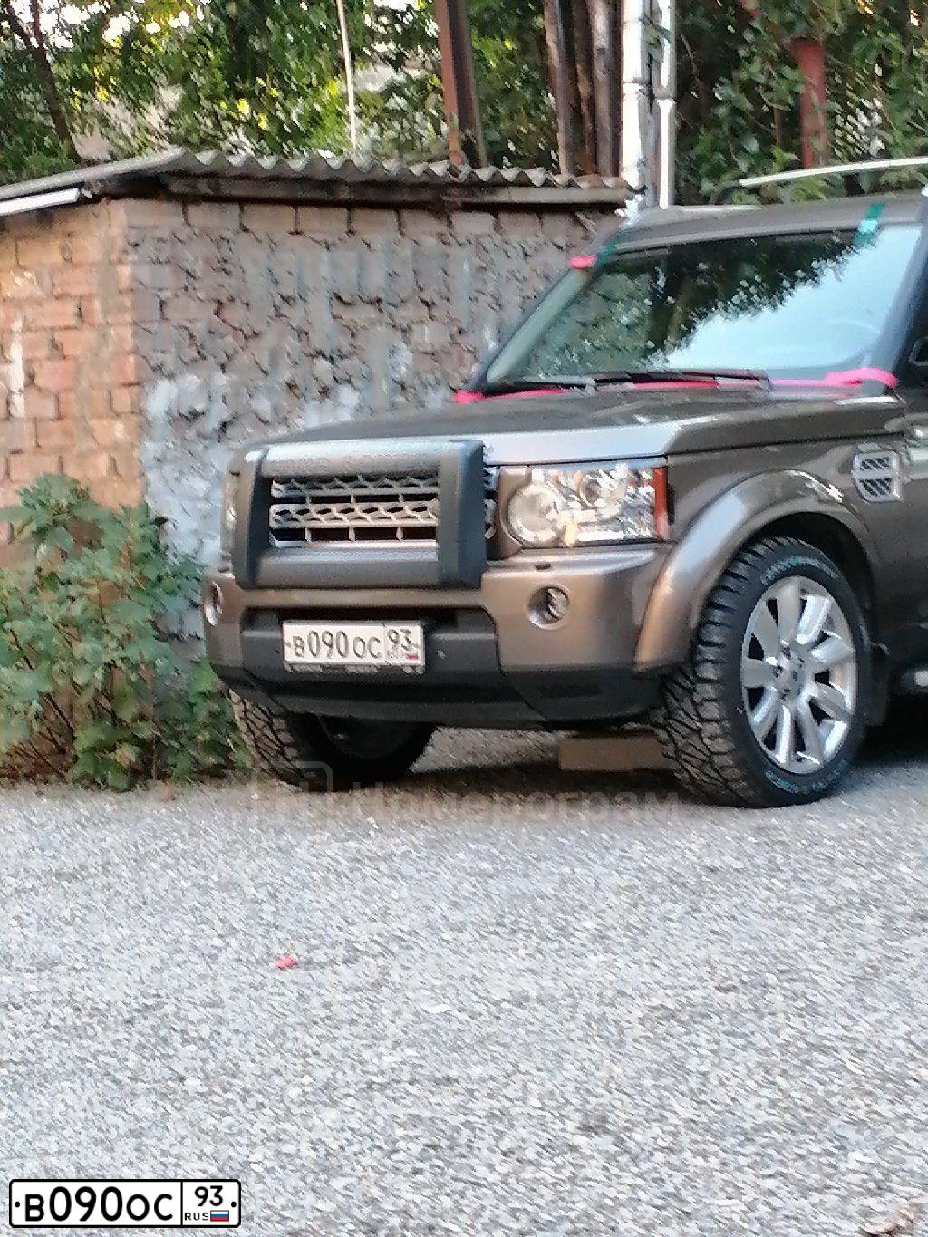 Фото автомобиля LAND ROVER DISCOVERY, 2012 — госномер М414ОВ193