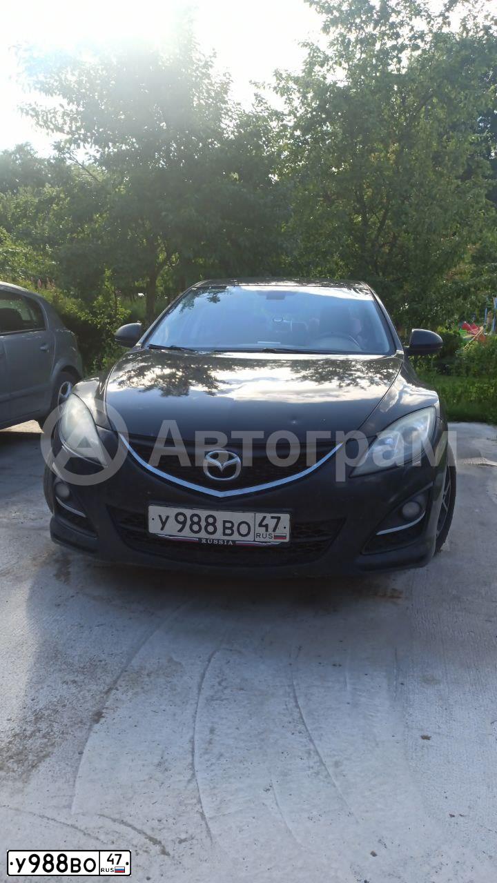 Фото автомобиля MAZDA 6, 2011 — госномер М659ЕВ977. Цвет: ЧЕРНЫЙ