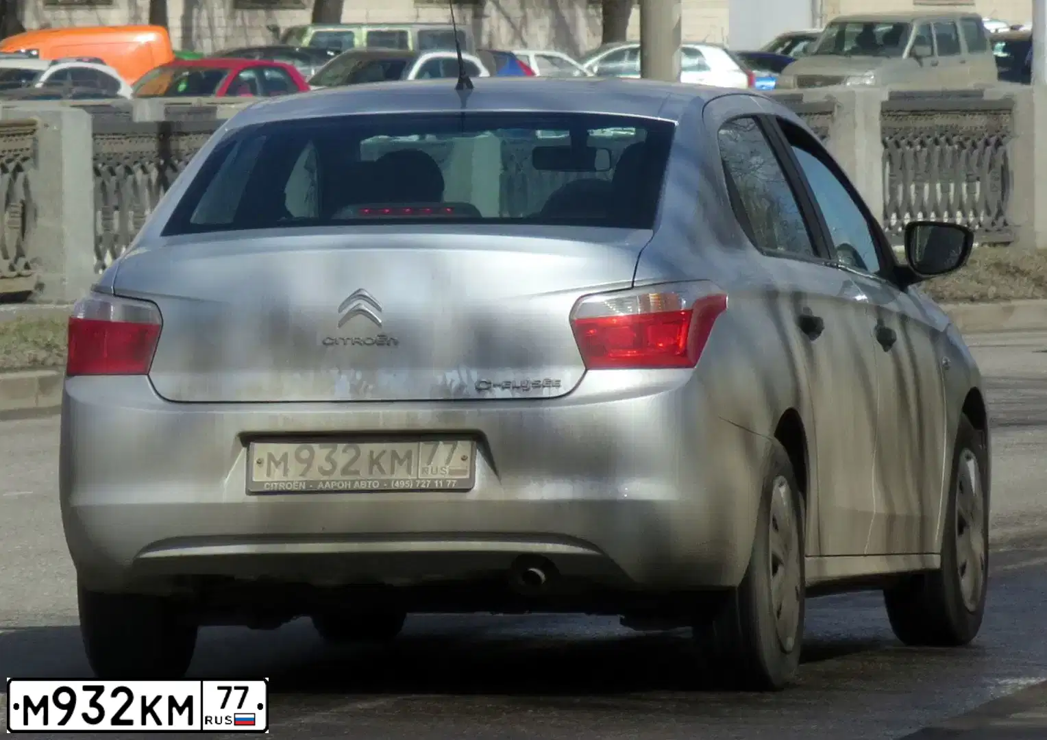 Фото автомобиля CITROEN C-ELYSEE, 2013 — госномер С114ОР790. Цвет: СЕРЕБРИСТЫЙ