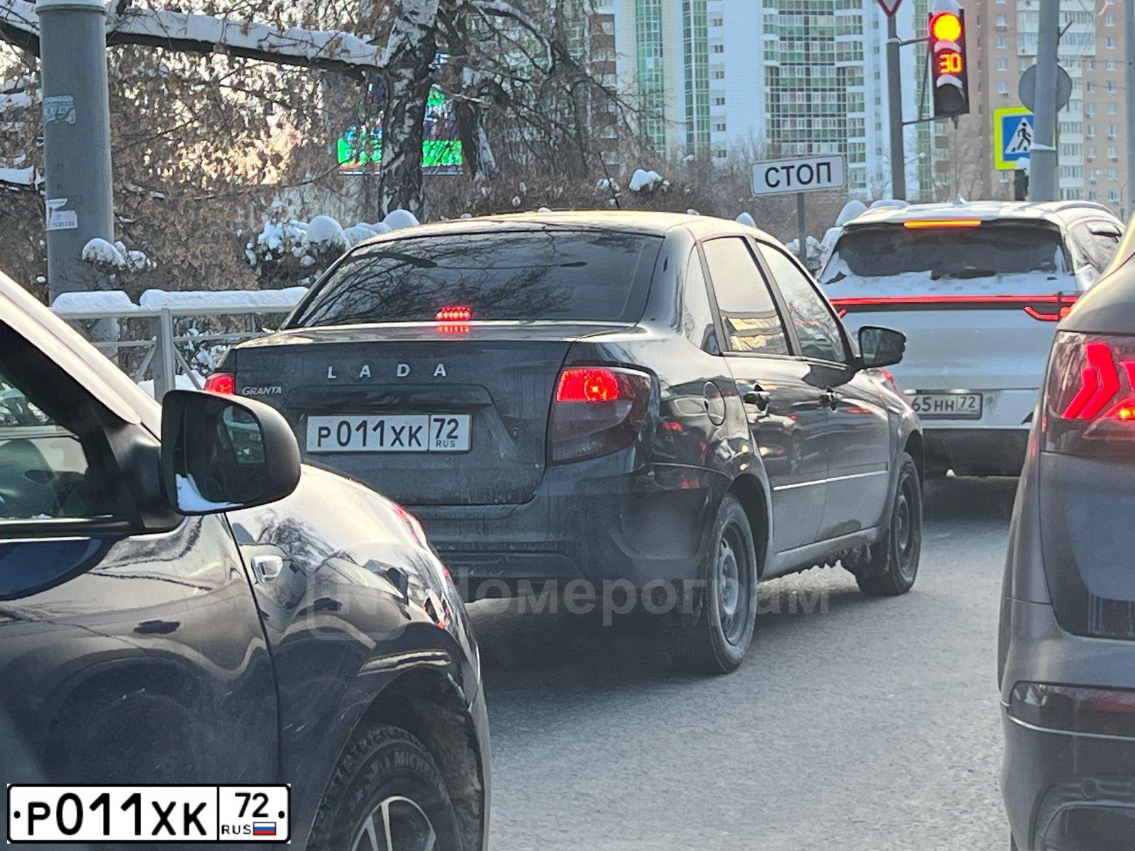 Фото автомобиля ВАЗ GRANTA, 2023 — госномер Р011ХК72