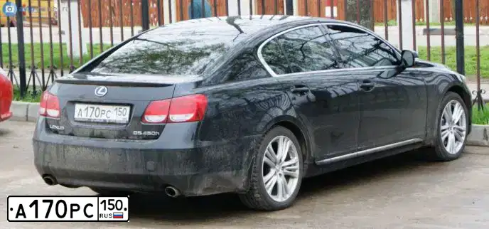 Фото автомобиля LEXUS S GS, 2008 — госномер Н776ХР790. Цвет: ЧЕРНЫЙ
