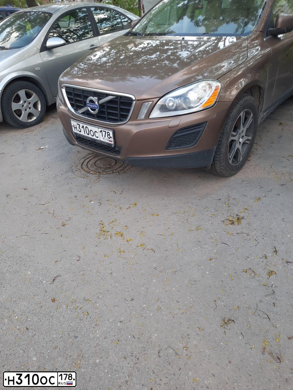 Фото автомобиля VOLVO XC60, 2013 — госномер Н310ОС178. Цвет: бронзовый
